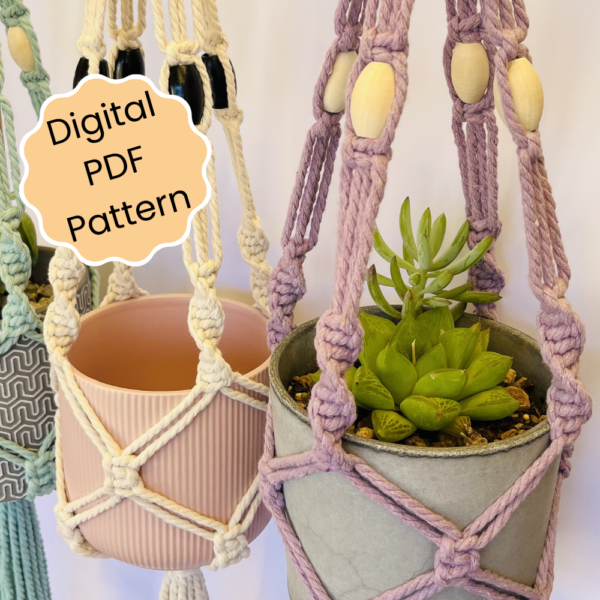 Beaded Plant Hanger Pattern