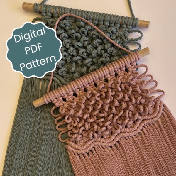 Ruffled Square Wall Hanging Pattern