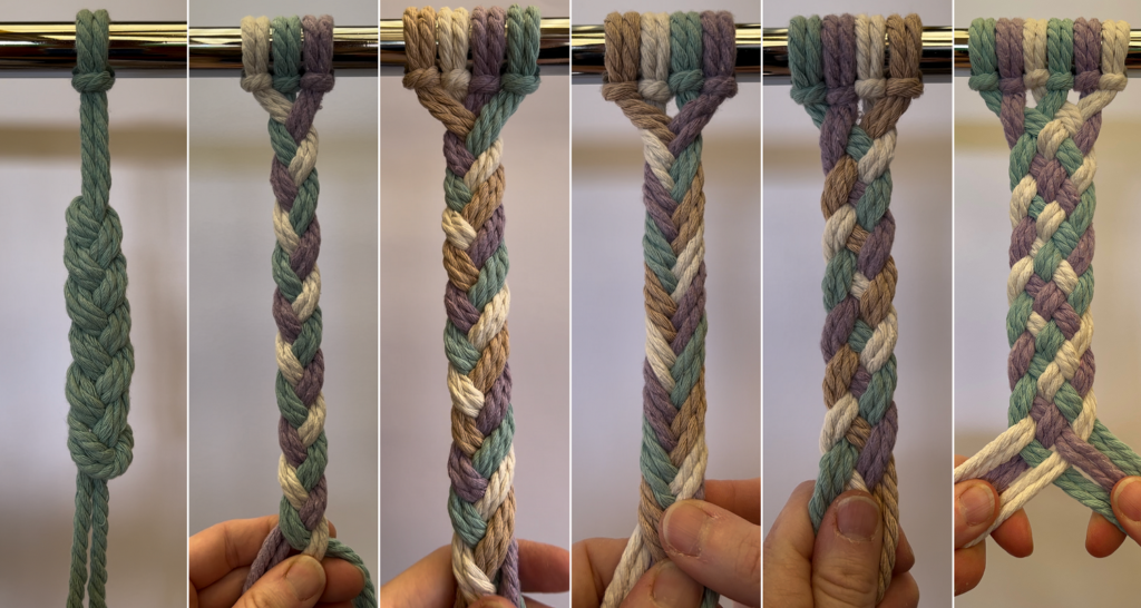 6 Macramé Braid Patterns My Mum the Dreamer